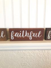 Small personalized wood sign / Small wedding sign / Custom word sign / Very small custom sign / Customized wooden sign / You choose words