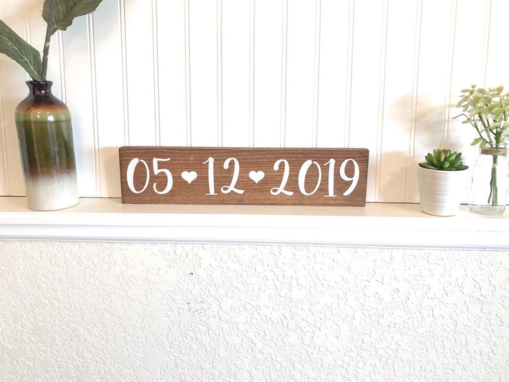 Engagement announcement sign, Custom wooden wedding date board, Save the date sign, Engagement photos, Small save the date sign for photos