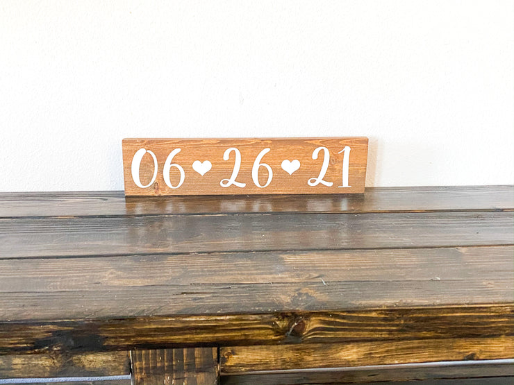 Engagement announcement sign, Custom wooden wedding date board, Save the date sign, Engagement photos, Small save the date sign for photos