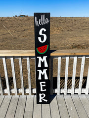 Reversible sign set Let it Snow / We Believe / Happy Halloween / Happy Fall Y&#39;all / Hello Summer / Welcome with flower / Large wooden signs