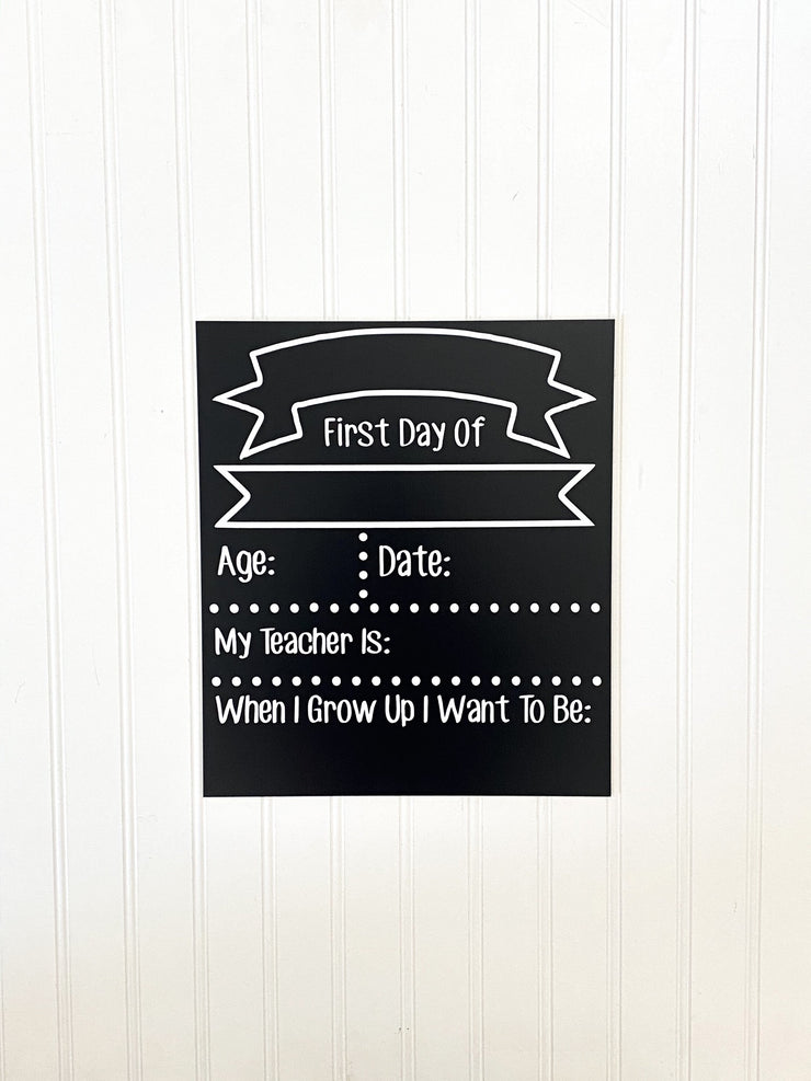First day of school sign, Chalkboard sign, School sign, Back to school sign, Kindergarten sign, 1st day of school, first day sign, First day