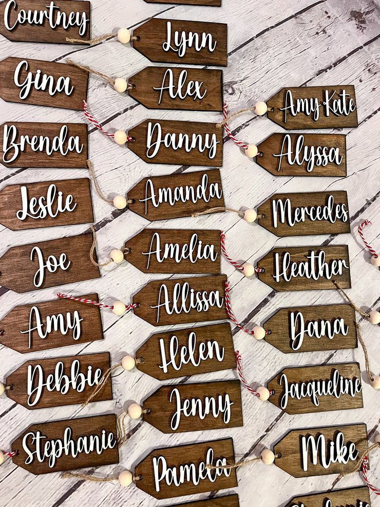 Christmas Stocking Name Tag